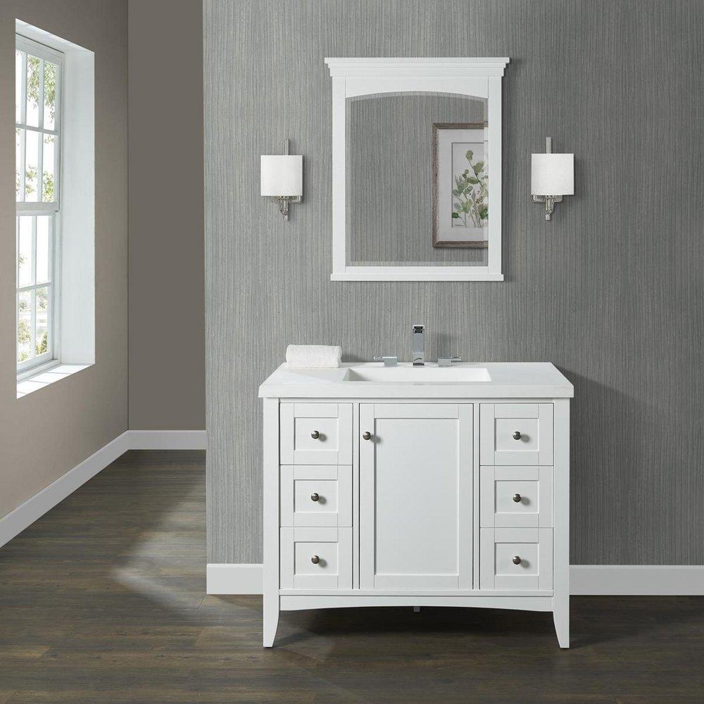 Fairmont Designs Polar White 42 x 34-1/2 in. Vanity 