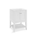 Fairmont Designs Polar White 60 x 34-1/2 in. Open Shelf Vanity 
