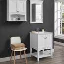 Fairmont Designs Polar White 60 x 34-1/2 in. Open Shelf Vanity 