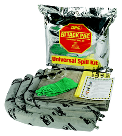 16 in. Universal Portable Spill Kit in Silver