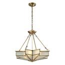 Elk Home Brushed Brass 60W 4-Light Medium Pendant 