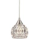 Elk Home Satin Nickel 40W 1-Light Mini Pendant 