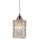 Elk Home Satin Nickel 60W 1-Light Pendant Ceiling Light 