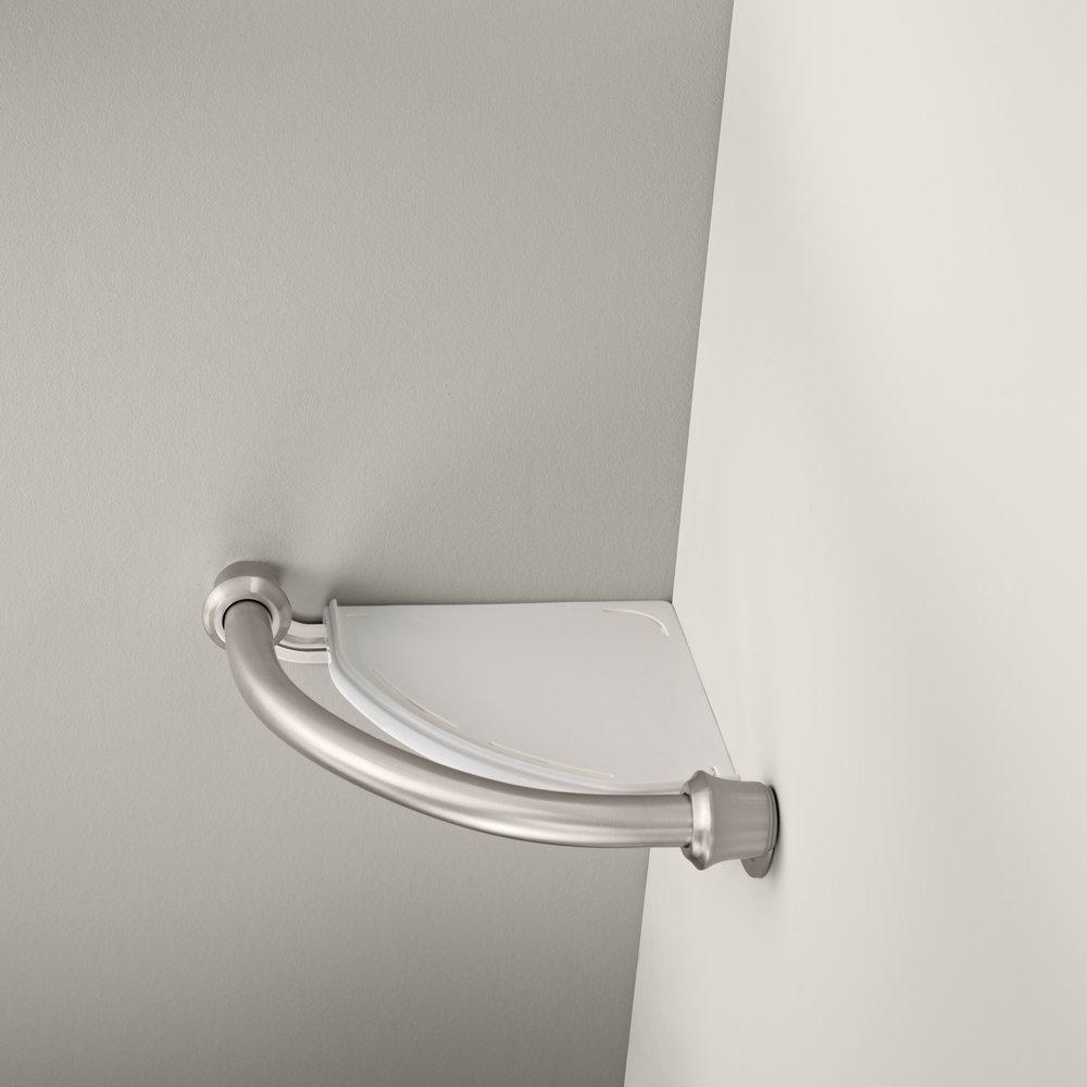 Delta Faucet Brilliance&reg; Stainless 8-3/4 in. Shower Shelf 
