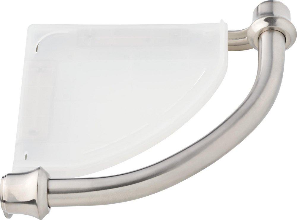 Delta Faucet Brilliance&reg; Stainless 8-3/4 in. Shower Shelf 