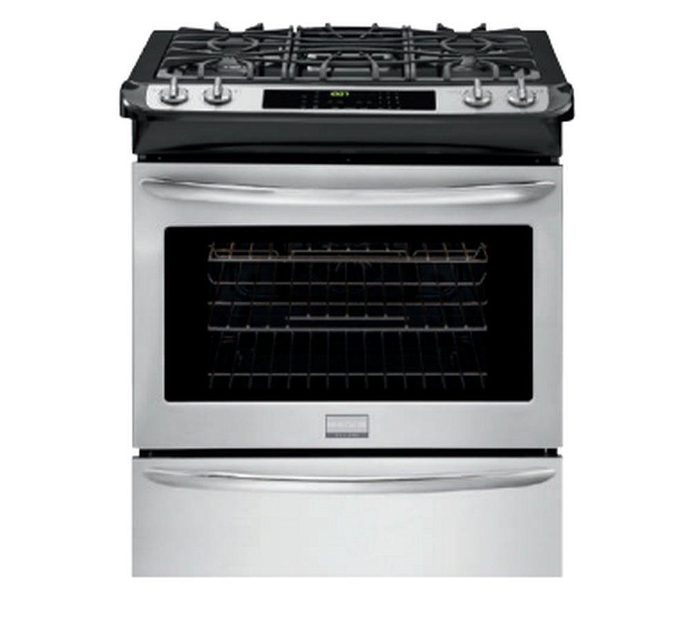 Frigidaire Stainless Steel 30 in. Gas 4-Burner Sealed Slide-in Range 
