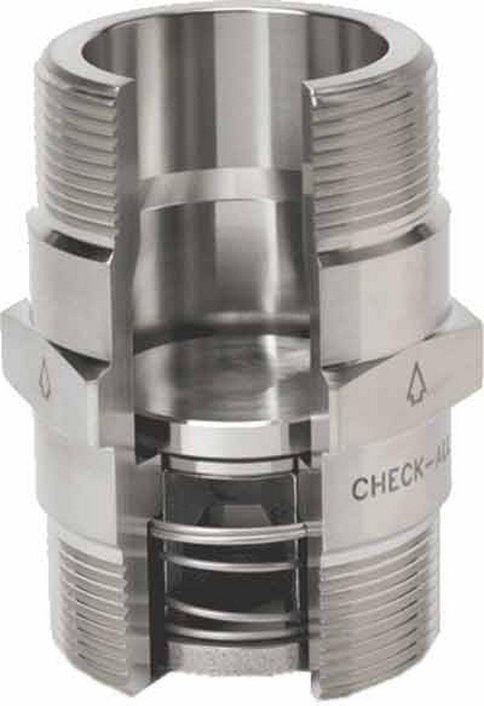 Check-All Valves Stainless Steel MNPT Spring Check Valve 