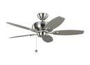 Visual Comfort & Co. Fan Brushed Steel 44 in. 5-Blade Ceiling Fan 