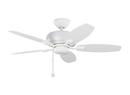 Visual Comfort & Co. Fan Matte White 44 in. 5-Blade Ceiling Fan 