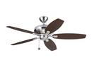 Monte Carlo Brushed Steel 52 in. 5-Blade Ceiling Fan 