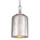 6-1/2 in. 60W 1-Light Incandescent Mini Pendant in Polished Nickel