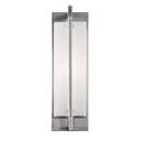 75W 1-Light Wall Sconce in Brushed Stainless Steel