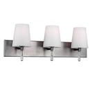 Murray Feiss Industries Chrome 100W 3-Light Medium E-26 Base Incandescent Vanity Strip 