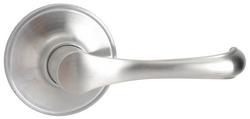 Passage Lever in Satin Nickel