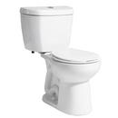 Niagara White 0.8 gpf Round Floor Mount Two Piece Toilet Bowl 