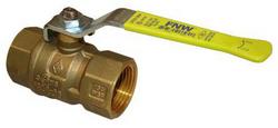1/2 in. Brass Full Port FPT 600# Locking Lever Ball Valve