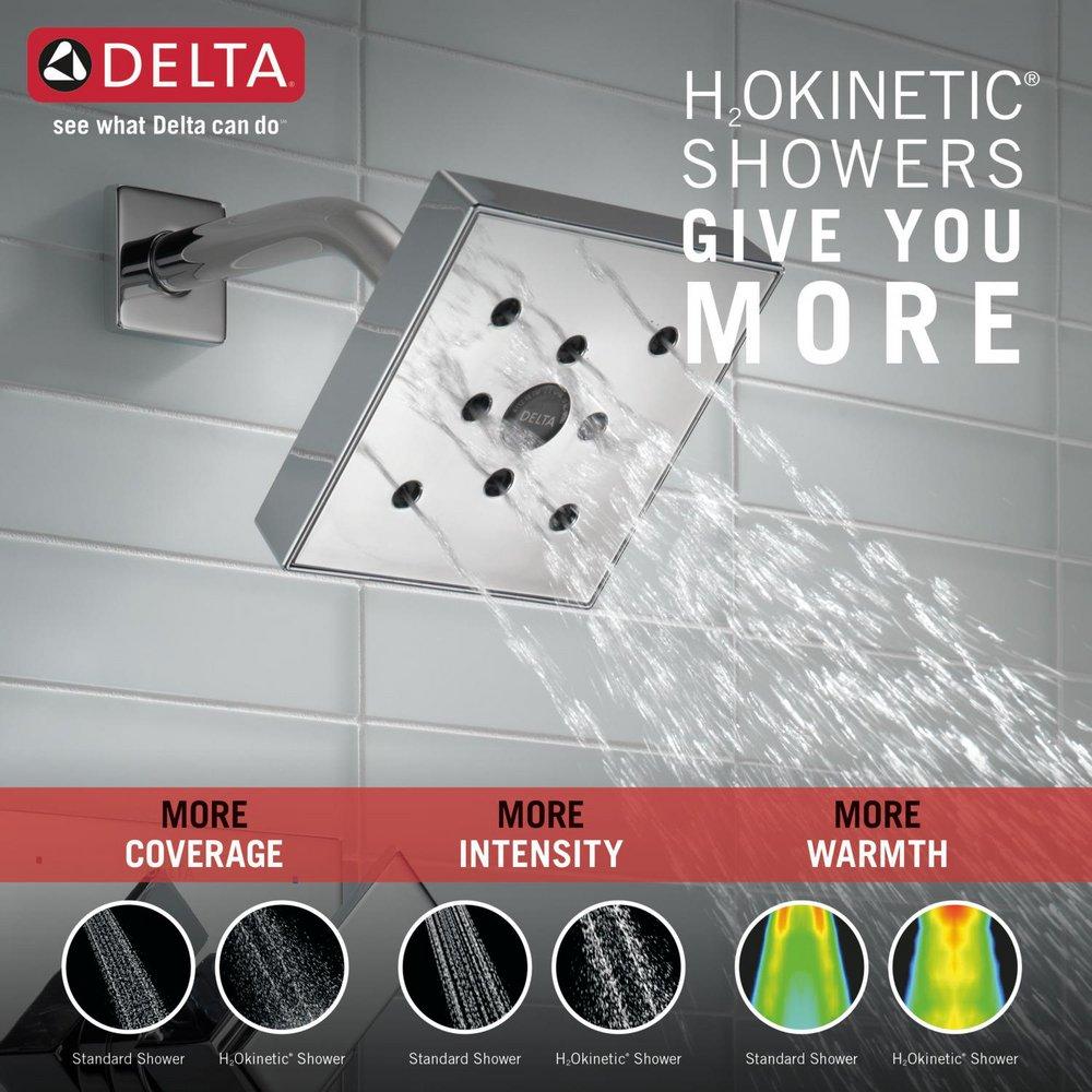 Delta Faucet Chrome Two Handle Single Function Bathtub & Shower Faucet (Trim Only) 