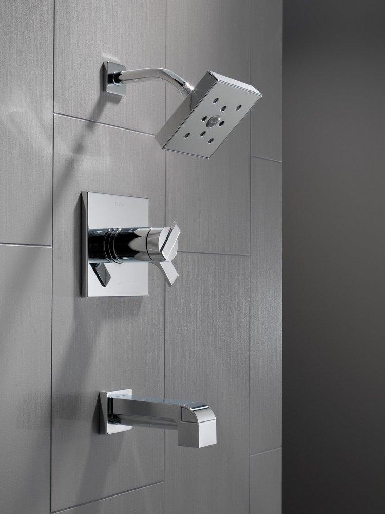 Delta Faucet Chrome Two Handle Single Function Bathtub & Shower Faucet (Trim Only) 