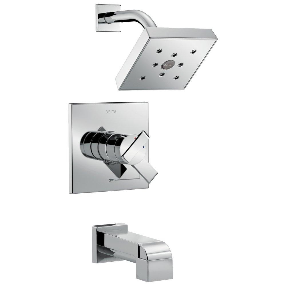 Delta Faucet Chrome Two Handle Single Function Bathtub & Shower Faucet (Trim Only) 