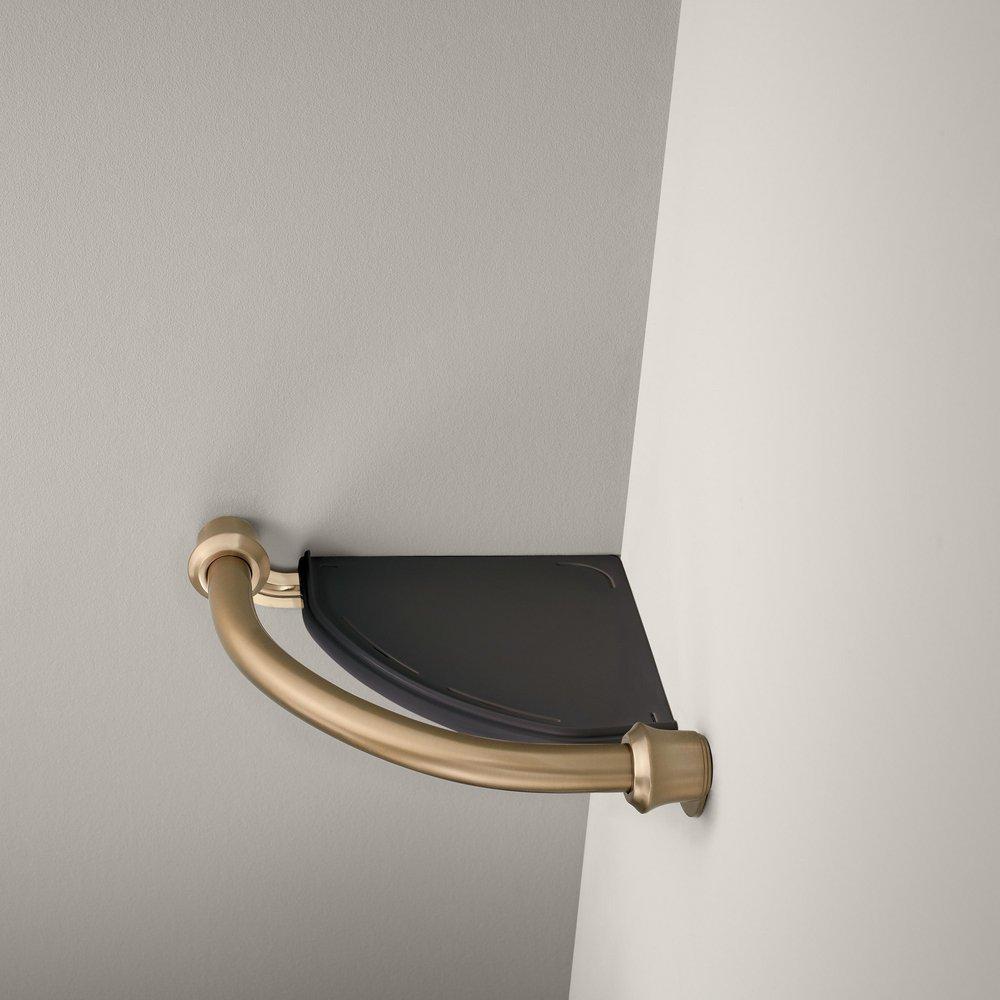 Delta Faucet Champagne Bronze 8-3/4 in. Shower Shelf 