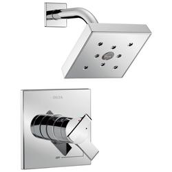One Handle Single Function Shower Faucet in Chrome (Trim Only)
