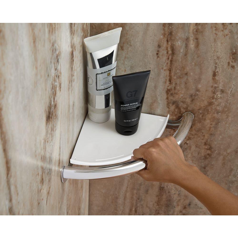 Delta Faucet Chrome 9-1/8 in. Shower Shelf 