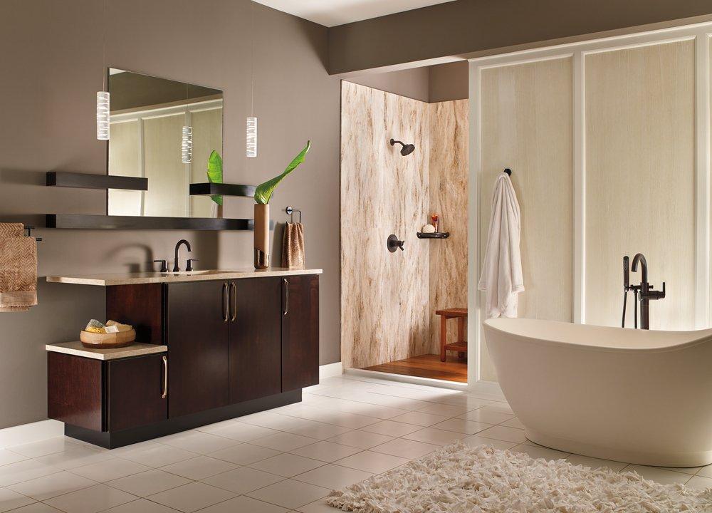 Delta Faucet Venetian Bronze 9-1/8 in. Shower Shelf 