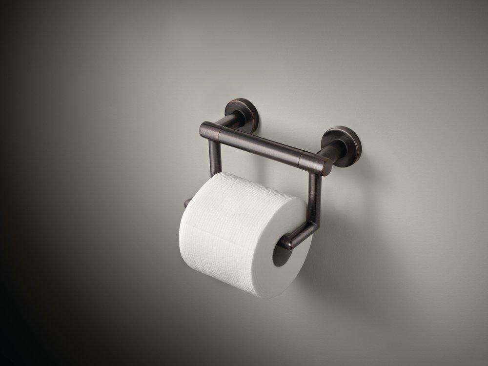 Delta Faucet Venetian Bronze Wall Mount Toilet Tissue Holder 