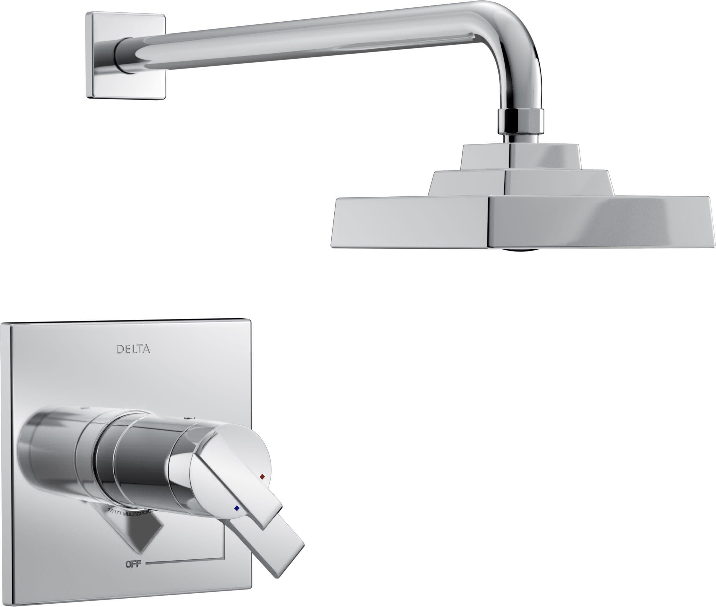 Delta Faucet Chrome Single Handle Single Function Shower Faucet (Trim Only) 
