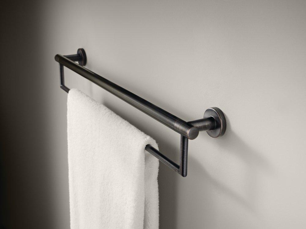 Delta Faucet Venetian Bronze 25-22/25 in. Towel Bar 