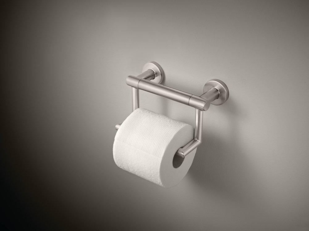 Delta Faucet Brilliance&reg; Stainless Wall Mount Toilet Tissue Holder 