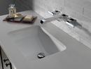 Delta Faucet Chrome Two Handle Wall Mount Widespread Bathroom Sink Faucet 