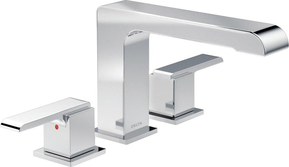 Delta Faucet Chrome Two Handle Roman Tub Faucet Trim Only 