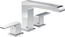 Two Handle Roman Tub Faucet in Chrome (Trim Only)