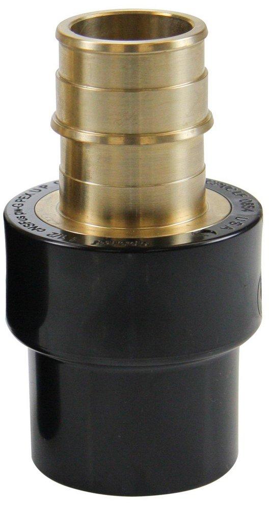 Uponor Brass PEX Expansion x CPVC Socket Weld Adapter 