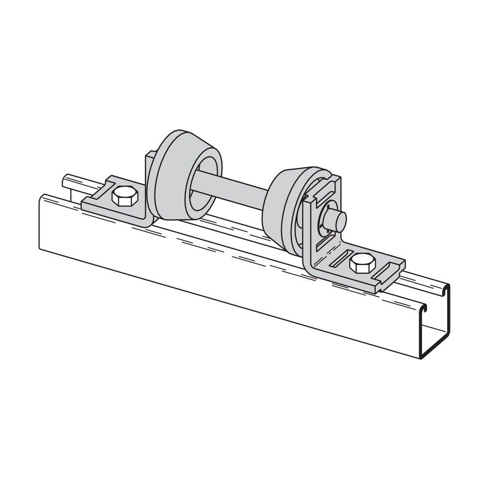 Eaton B-Line Series Malleable Iron Electroplated Zinc Roller 