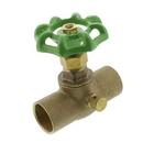 1/2 in. Brass Sweat and Threaded Stop & Waste Valve