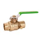 1-1/4 in. Forged Brass Full Port Sweat 600# Ball Valve