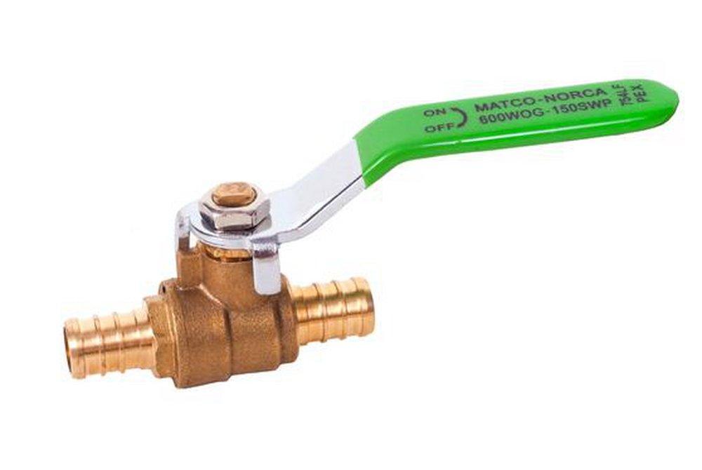 Matco-Norca Brass Full Port Barbed 600# Ball Valve 