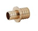 1 x 3/4 in. Brass PEX Crimp Coupling