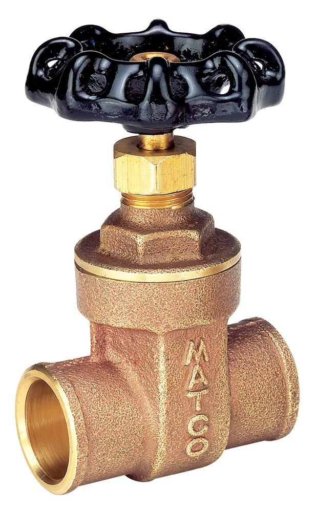 Matco-Norca Brass Full Port Threaded x Sweat Gate Valve 