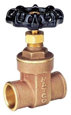 3/4 in. Lead Free Brass Full Port Threaded x Sweat Gate Valve