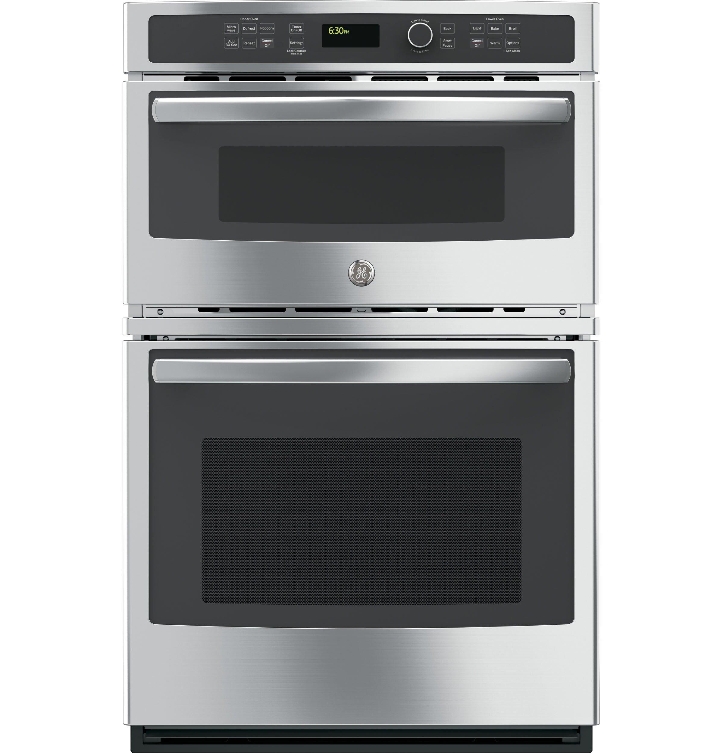 GE&reg; Stainless Steel 26-3/4 in. 6 cu. ft. Combo Oven 