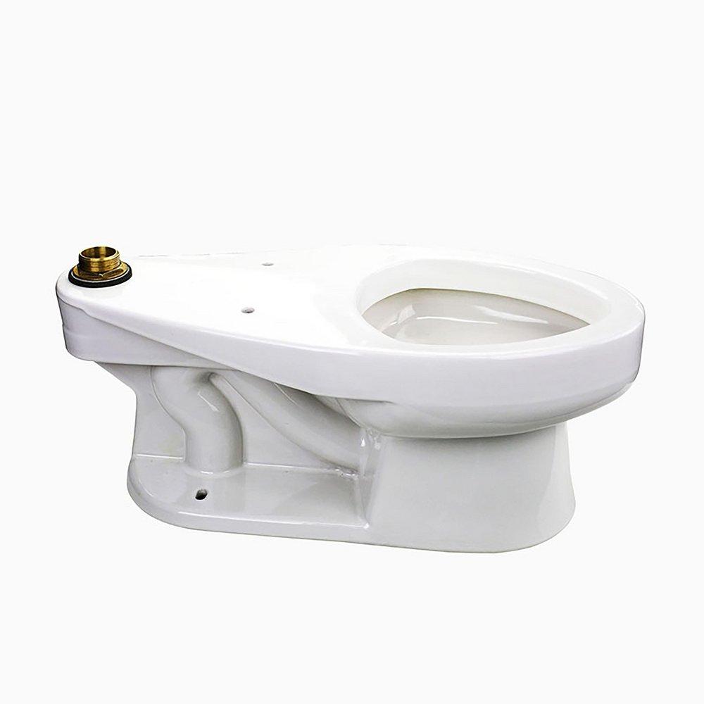 Sloan Valve White Elongated Two Piece Toilet 