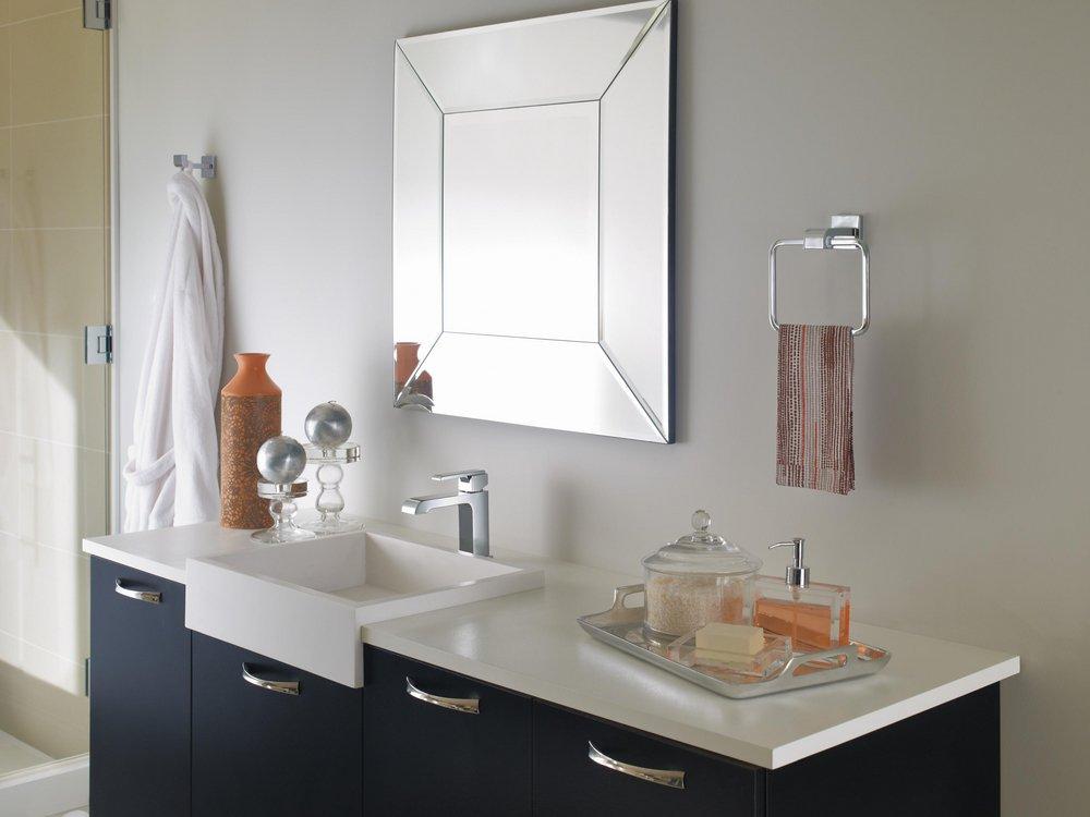 Delta Faucet Chrome Single Handle Monoblock Bathroom Sink Faucet with Metal Pop-Up Drain Assembly 