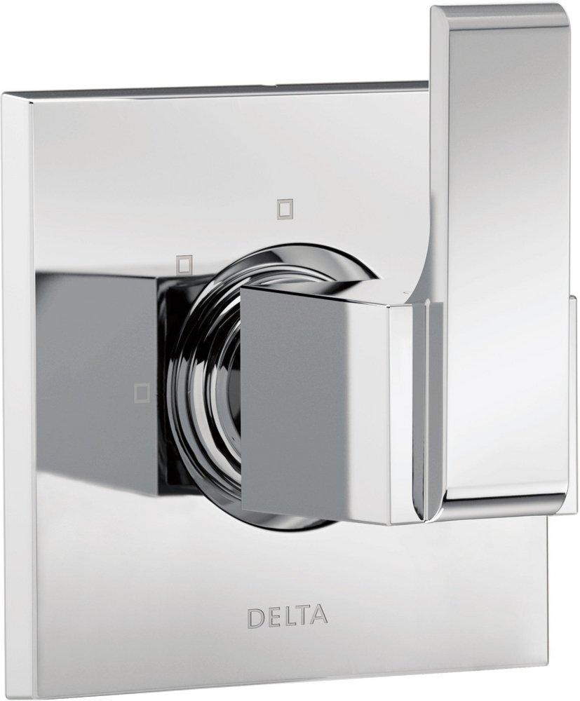 Delta Faucet Chrome 3-Function Diverter Trim Only with Single Lever Handle 
