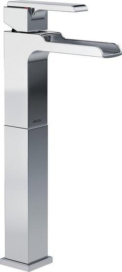 Single Handle Vessel Filler Bathroom Sink Faucet in Chrome