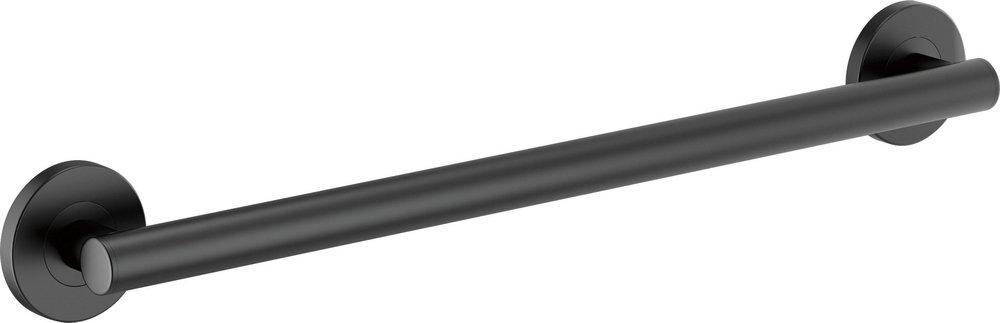 Brizo Matte Black 24 in. Grab Bar 