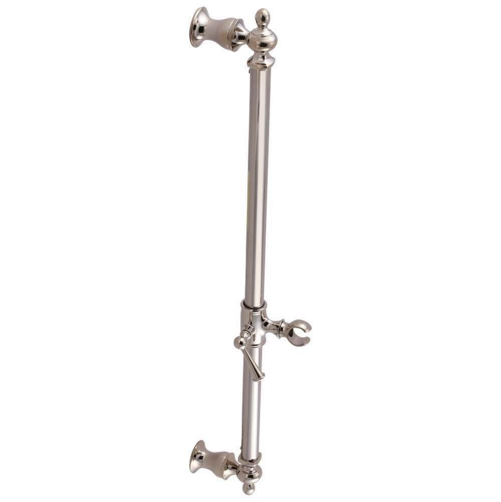 Brizo Brilliance Brushed Nickel Shower Rail 