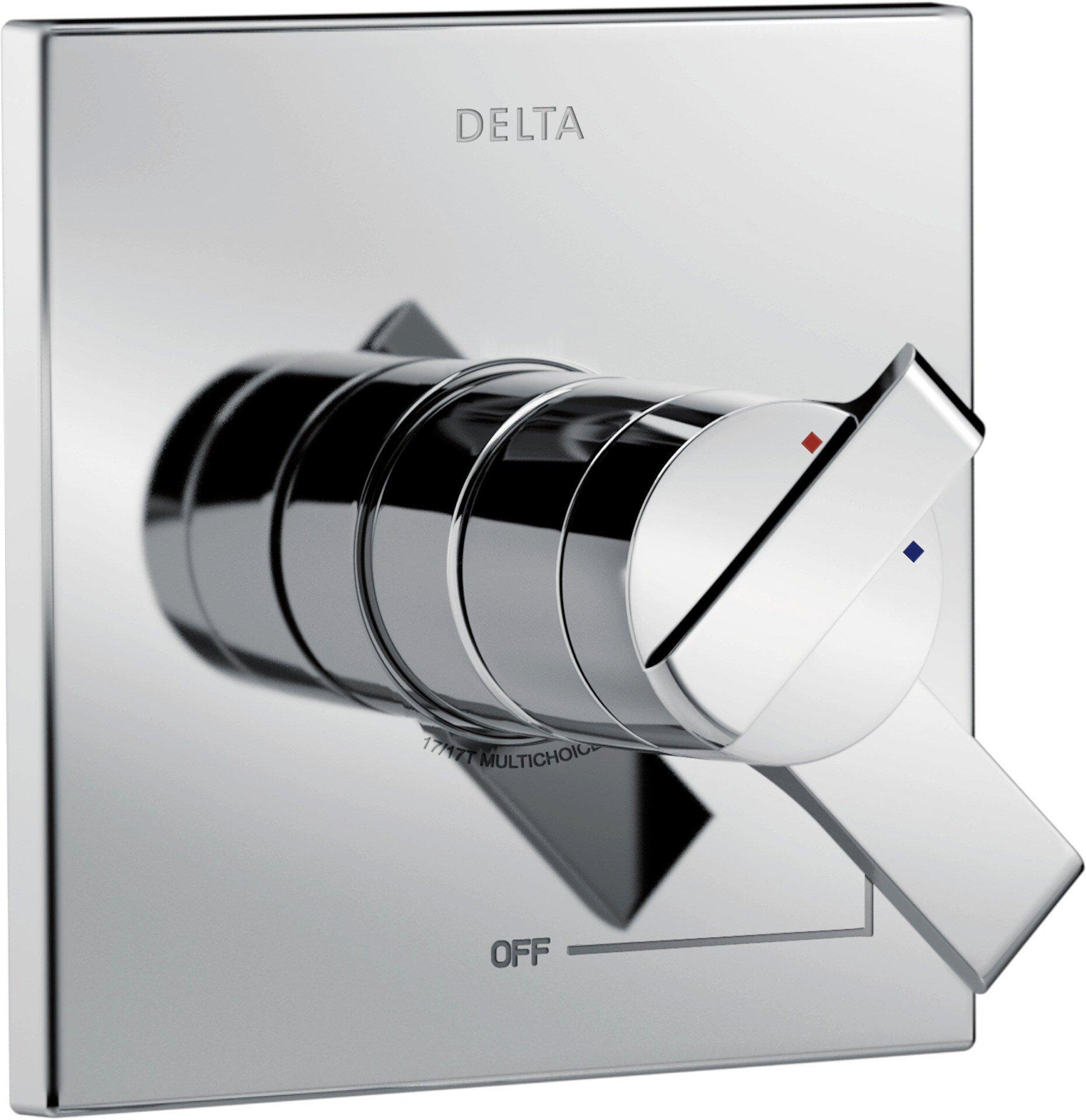 Delta Faucet Chrome Two Handle Bathtub & Shower Faucet (Trim Only) 